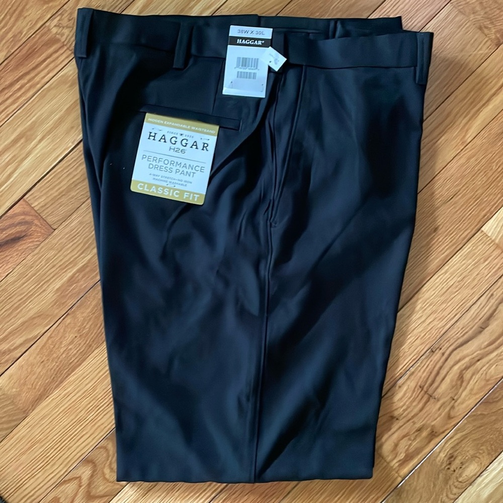 Haggar H26 men’s performance dress pants new with tags size 38/30